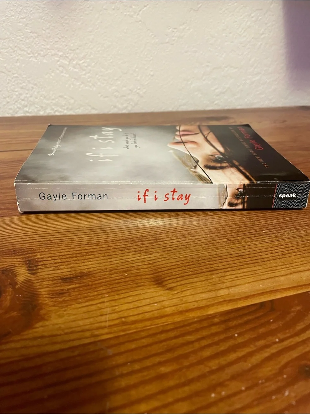 Patent k copy of If I Stay by Gayle Forman